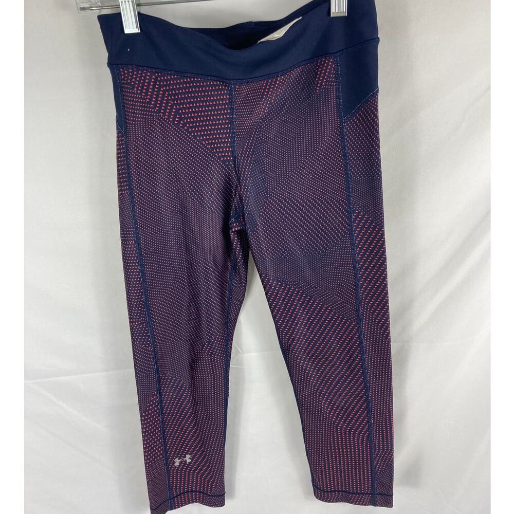Under Armour Heat Gear Patterned Crop Leggings Size Small